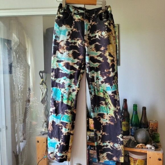 Jaded London tie dye boyfriend fit jeans size 25W - Picture 1 of 6